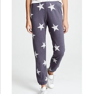 Monrow Star sweats in Vintage Black